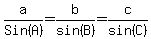 a%2FSin%28A%29+=+b%2Fsin%28B%29+=+c%2Fsin%28C%29