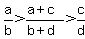 a%2Fb%3E%28a%2Bc%29%2F%28b%2Bd%29%3Ec%2Fd