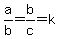 a%2Fb+=+b%2Fc+=+k