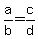 a%2Fb+=+c%2Fd