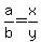 a%2Fb+=+x%2Fy