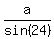 a%2Fsin%2824%29