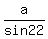 a%2Fsin+22