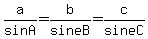a%2FsinA+=+b%2FsineB+=+c%2FsineC