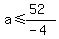a%3C=%2852%29%2F%28-4%29