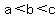 a%3Cb%3Cc+