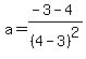 a=%28-3-4%29%2F%284-3%29%5E2