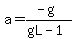 a=%28-g%29%2F%28gL-1%29