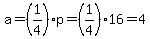 a=%281%2F4%29p=%281%2F4%2916=4