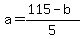 a=%28115-b%29%2F5
