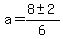 a=%288%2B-+2%29%2F6