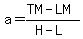 a=%28TM-LM%29%2F%28H-L%29