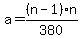 a=%28n+-+1%29+n%2F380
