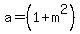 a=+%281%2Bm%5E2%29
