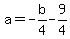 a=++-b%2F4-9%2F4+