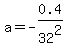 a=-0.4%2F32%5E2