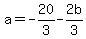 a=-20%2F3-2b%2F3