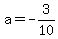 a=-3%2F10