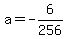 a=-6%2F256