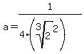 a=1%2F%284%28root%283%2C2%29%5E2%29%29