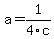 a=1%2F4c