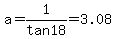 a=1%2Ftan18=3.08