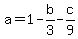 a=1-b%2F3-c%2F9