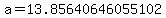 a=13.85640646055102