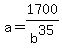 a=1700%2Fb%5E35