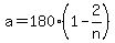 a=180%281-2%2Fn%29