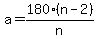 a=180%28n-2%29%2Fn