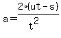 a=2%28ut-s%29%2F%28t%5E2%29