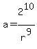 a=2%5E10%2Fr%5E9