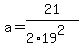 a=21%2F%282%2A19%5E2%29