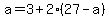 a=3%2B2%2827-a%29