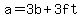 a=3b%2B3ft