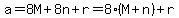a=8M%2B8n%2Br=8%28M%2Bn%29%2Br