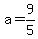 a=9%2F5