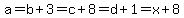 a=b%2B3=c%2B8=d%2B1=x%2B8