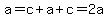 a=c%2Ba%2Bc=2a