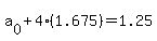a%5B0%5D%2B4%281.675%29=1.25