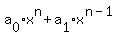 a%5B0%5Dx%5En+%2B+a%5B1%5Dx%5E%28n-1%29
