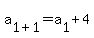 a%5B1%2B1%5D+=+a%5B1%5D+%2B+4