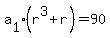 a%5B1%5D%28r%5E3%2Br%29=90