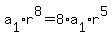 a%5B1%5D%2Ar%5E8+=+8%2Aa%5B1%5D%2Ar%5E5