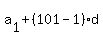a%5B1%5D%2B%28101-1%29d%29