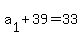 a%5B1%5D%2B39=33