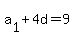 a%5B1%5D%2B4d=9