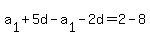 a%5B1%5D%2B5d-a%5B1%5D-2d=2-8