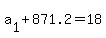 a%5B1%5D%2B871.2=18
